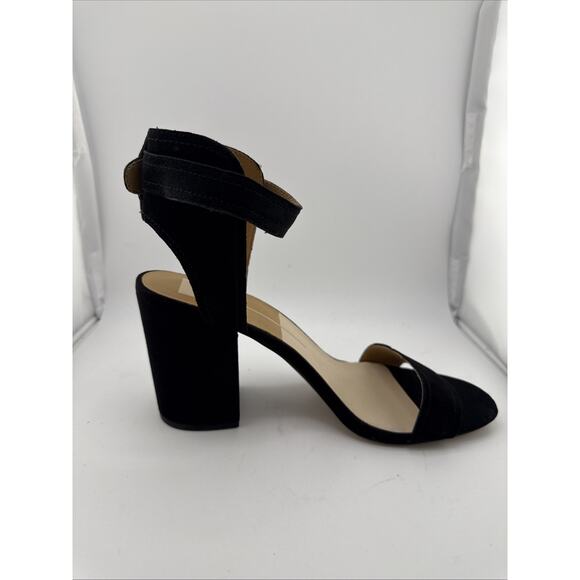 Dolce Vita Women's Calissa Black Suede Flat‎ Wedge Sandals Size 10 NWB - Picture 4 of 11